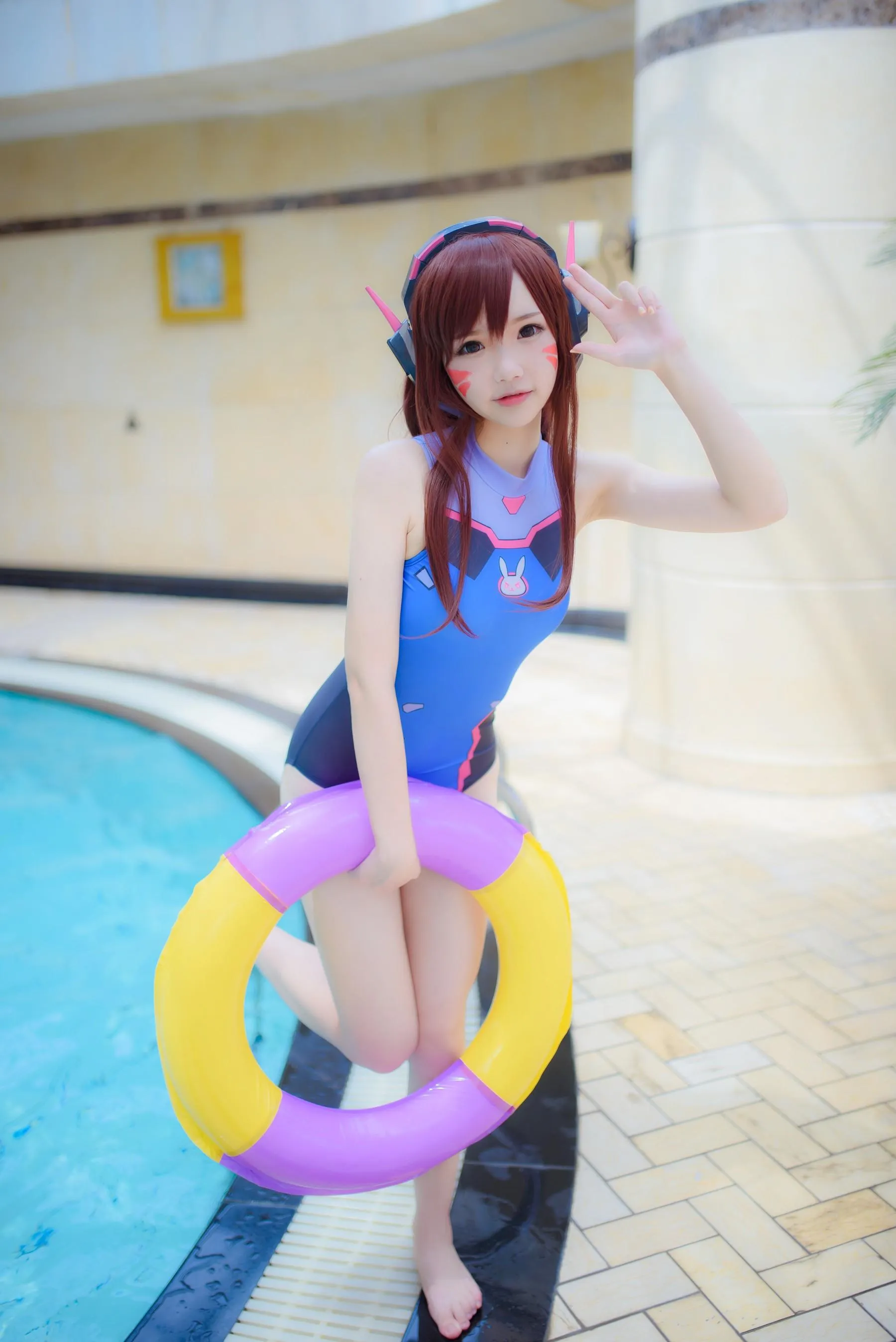 雪晴Astra – NO.02 Overwatch-D.Va水着写真 [31P]插图